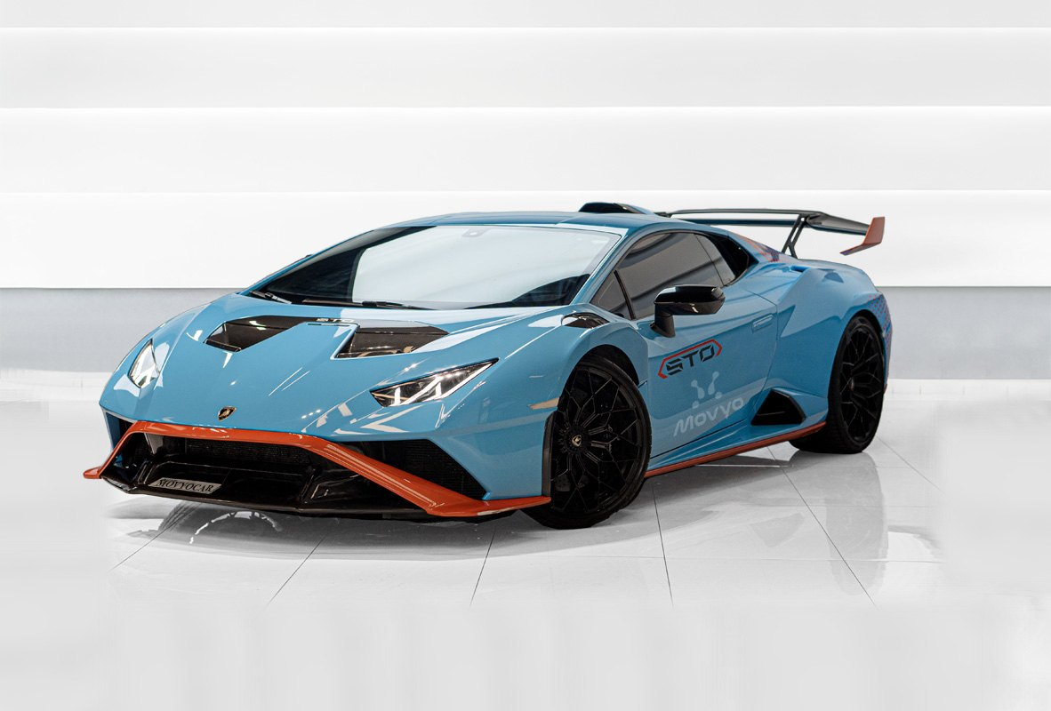 Movyocar Lamborghini Huracan Sto car rental in dubai