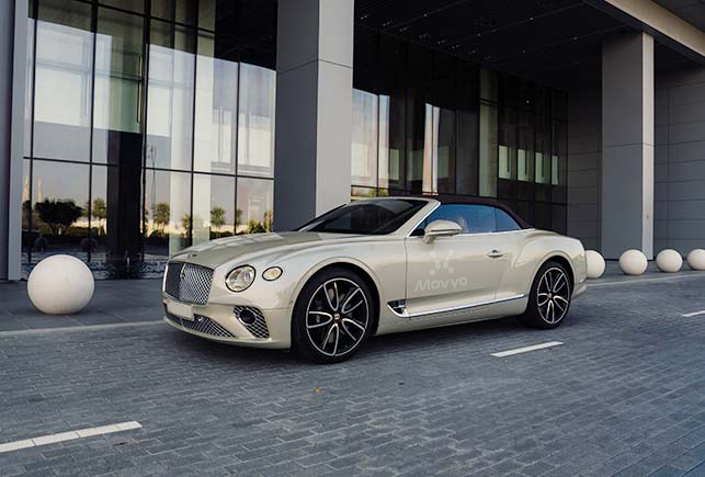 Movyocar Bentley Gtc Convertible Beige car rental in dubai