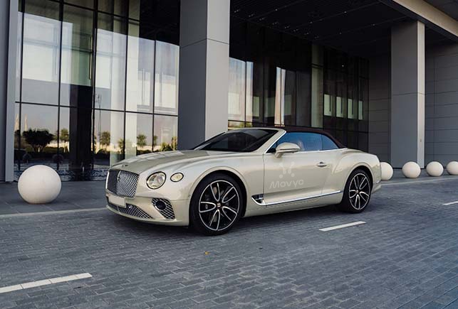 Movyocar Bentley Gtc Convertible car rental in dubai
