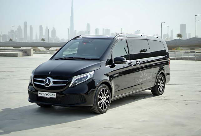 Movyocar Mercedes Vito Black car rental in dubai