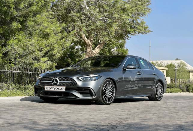 Movyocar Mercedes C200 Chrome car rental in dubai