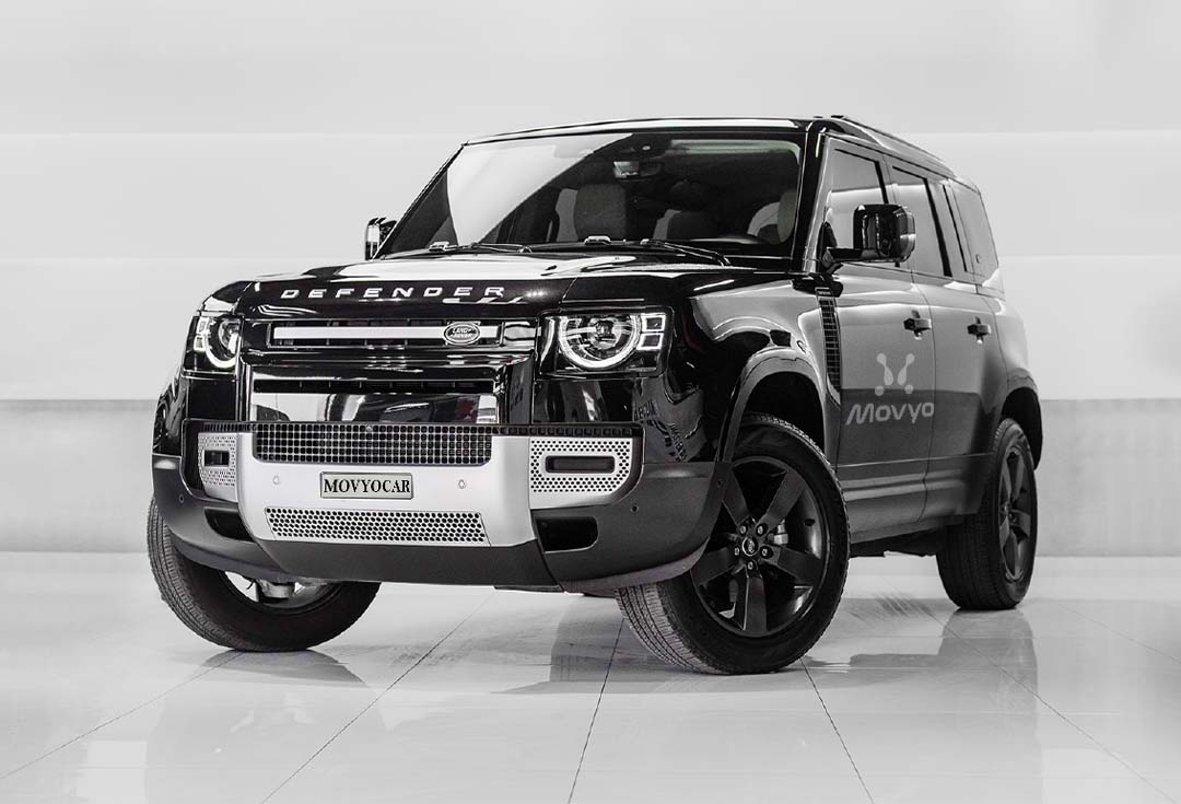 Movyocar Land Rover Defender Black car rental in dubai