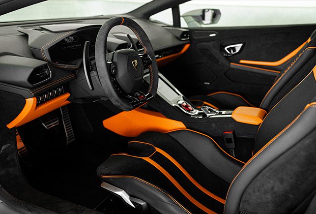 Movyocar Lamborghini Huracan Tecnica Gray car rental in dubai