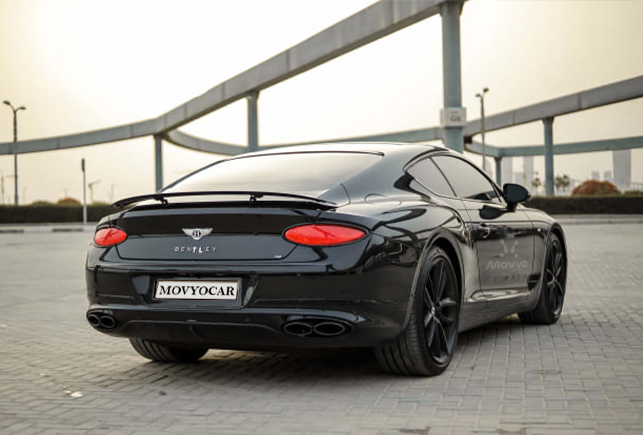 Movyocar Bentley Continental Gt Black car rental in dubai