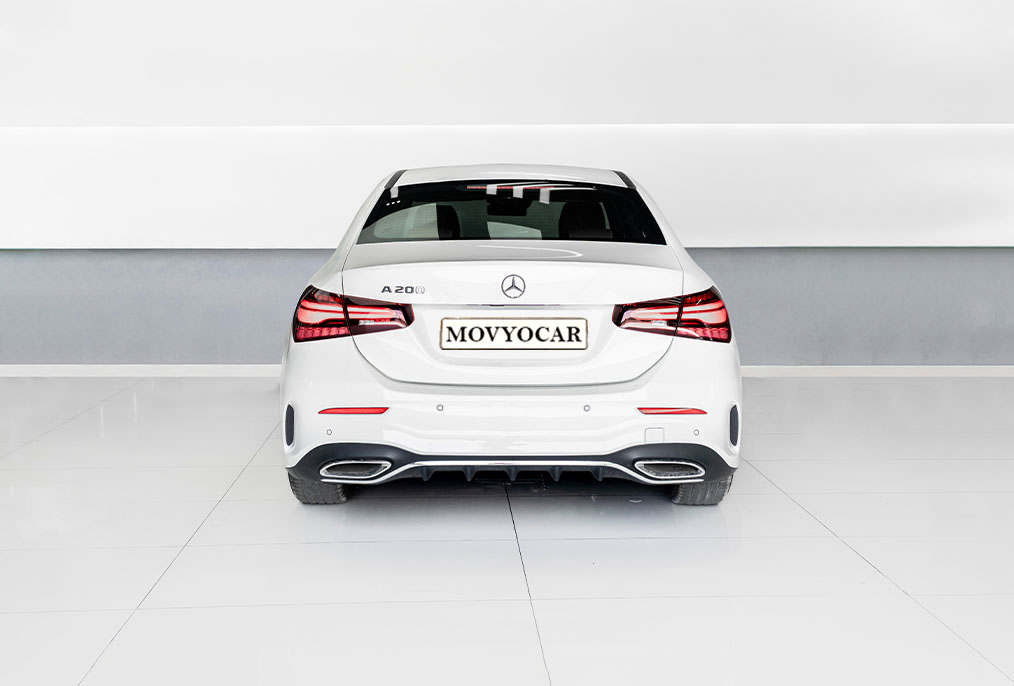 Movyocar Mercedes A200 White car rental in dubai