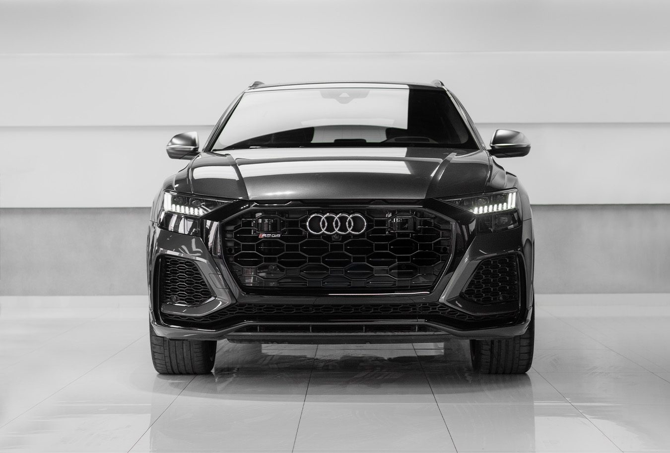 Movyocar Audi Rsq8 Gray car rental in dubai