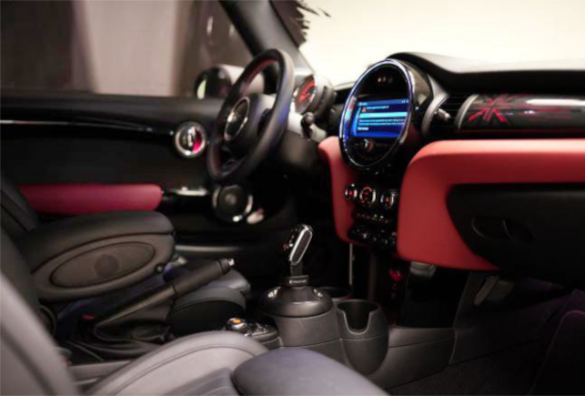 Movyocar Mini Cooper Black car rental in dubai