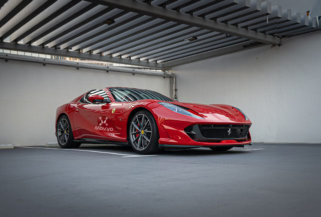 Movyocar Ferrari 812 Gts Red car rental in dubai