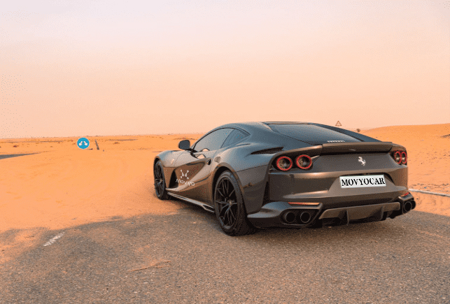 Movyocar Ferrari 812 Superfast car rental in dubai