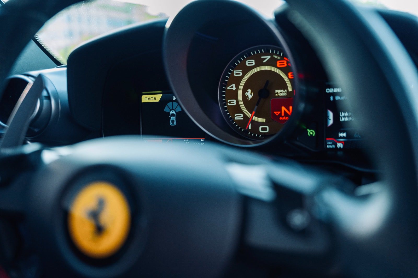 Movyocar Ferrari F8 Tributo car rental in dubai