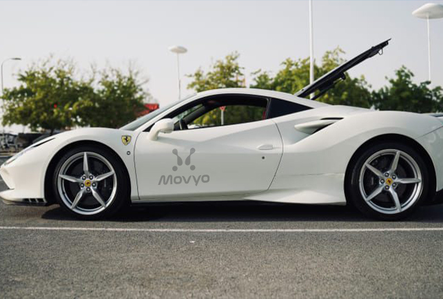 Movyocar Ferrari F8 Tributo car rental in dubai