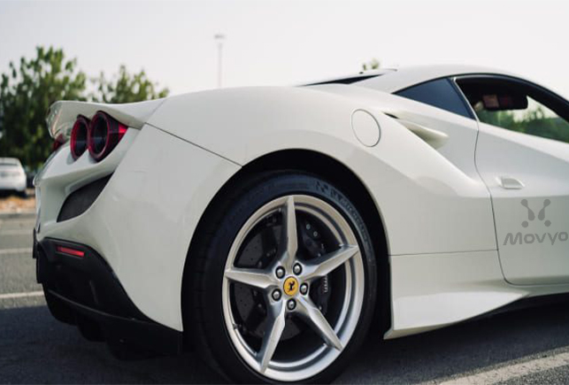 Movyocar Ferrari F8 Tributo car rental in dubai
