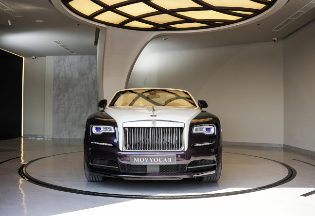 Movyocar Rolls Royce Dawn Blue car rental in dubai