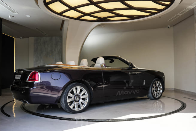 Movyocar Rolls Royce Dawn Blue car rental in dubai