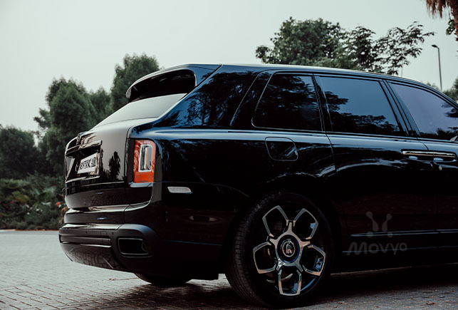 Movyocar Rolls Royce Cullinan Black Badge car rental in dubai