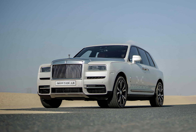 Movyocar Rolls Royce Cullinan White car rental in dubai