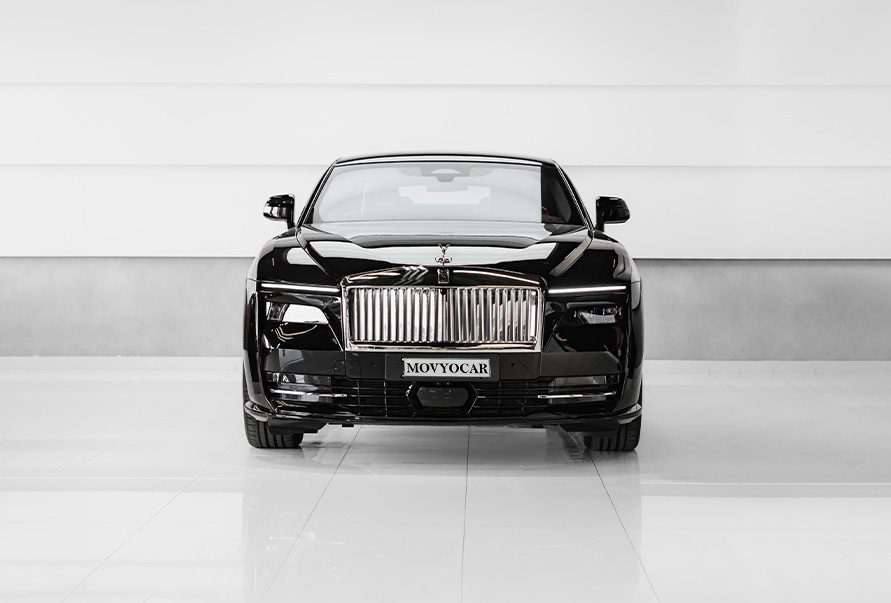 Movyocar Rolls Royce Spectre Black car rental in dubai