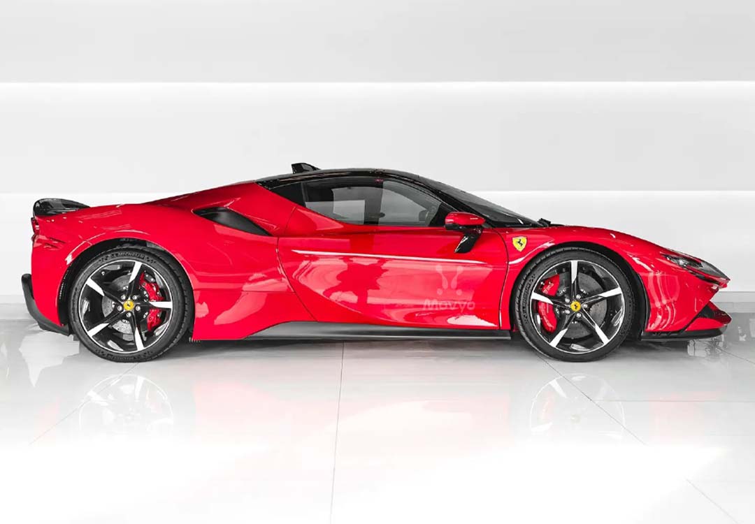 Movyocar Ferrari Sf 90 Red car rental in dubai