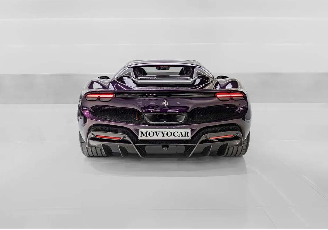 Movyocar Ferrari 296 Gts Violet car rental in dubai