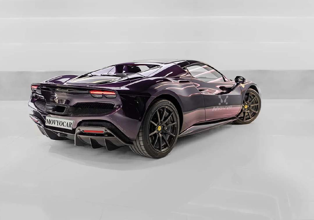 Movyocar Ferrari 296 Gts Violet car rental in dubai