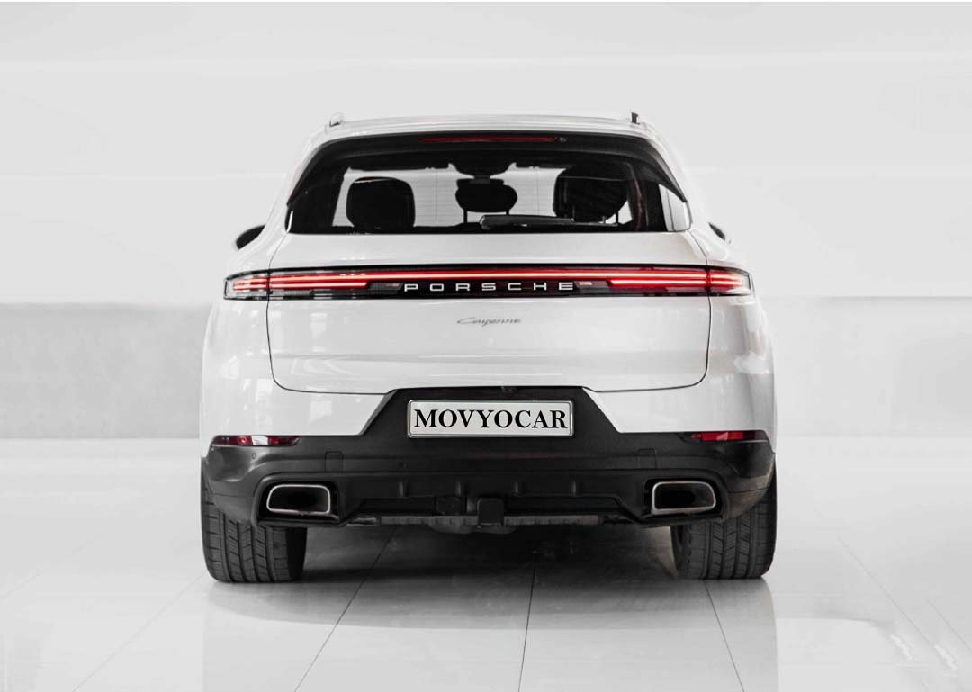 Movyocar Porsche Cayenne Silver 1 car rental in dubai