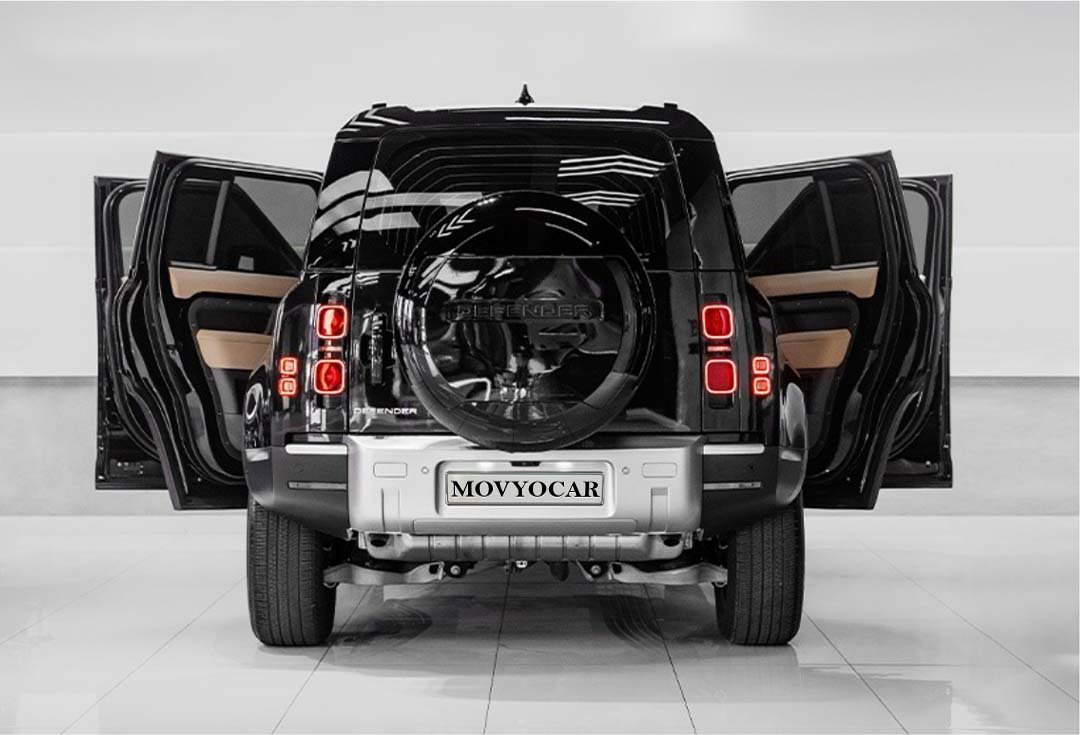 Movyocar Land Rover Defender Black car rental in dubai