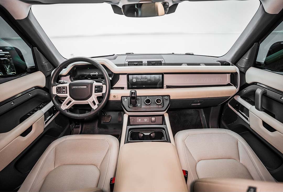 Movyocar Land Rover Defender Black car rental in dubai