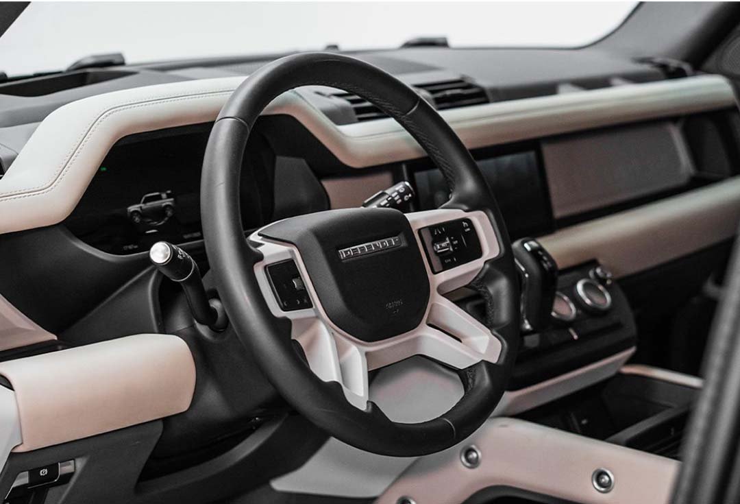Movyocar Land Rover Defender Black car rental in dubai